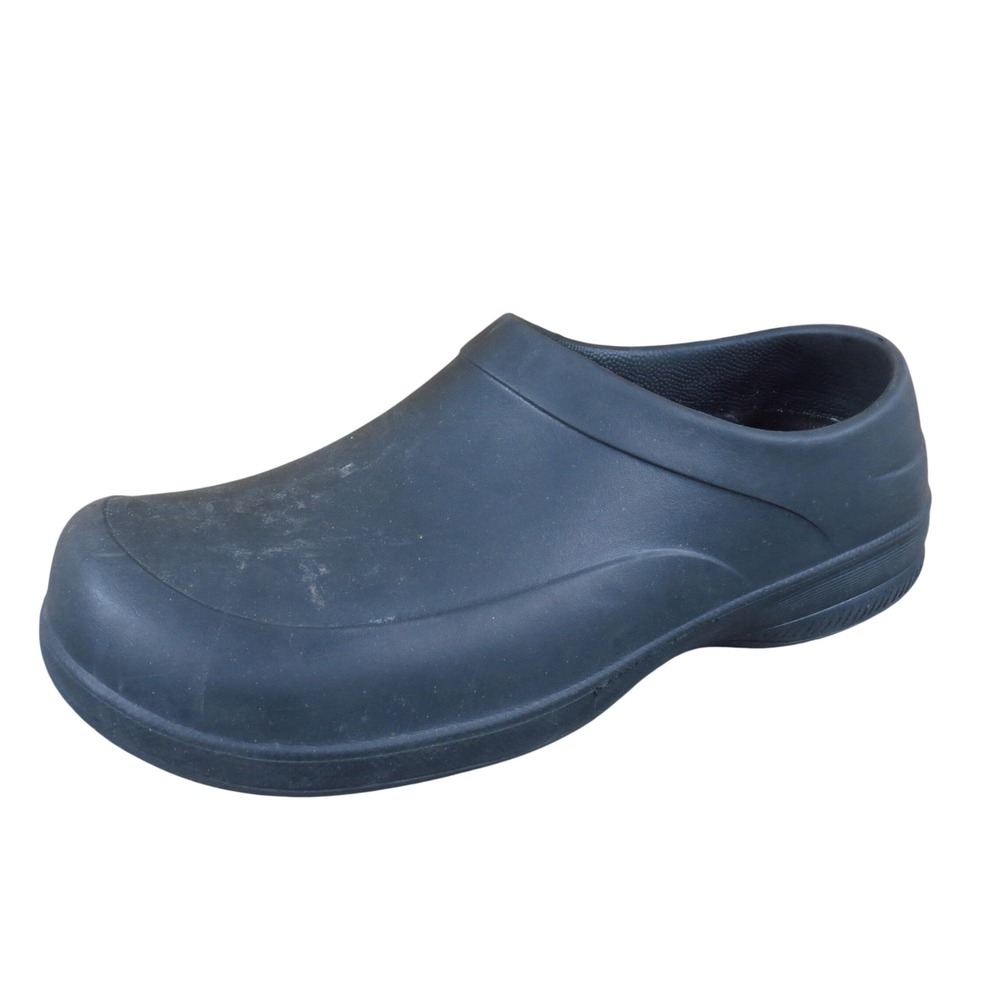 TredSafe Pepper Men Shoe Clog Size 9 Work Service Slip Resistant Black Rubber